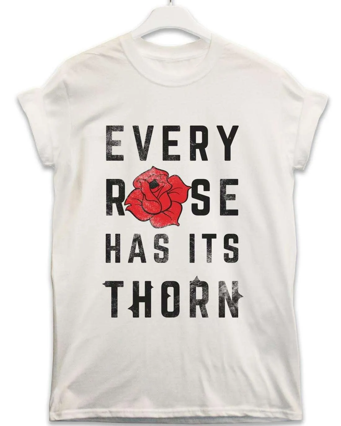 Every Rose Has Its Thorn Lyric Quote T-Shirt