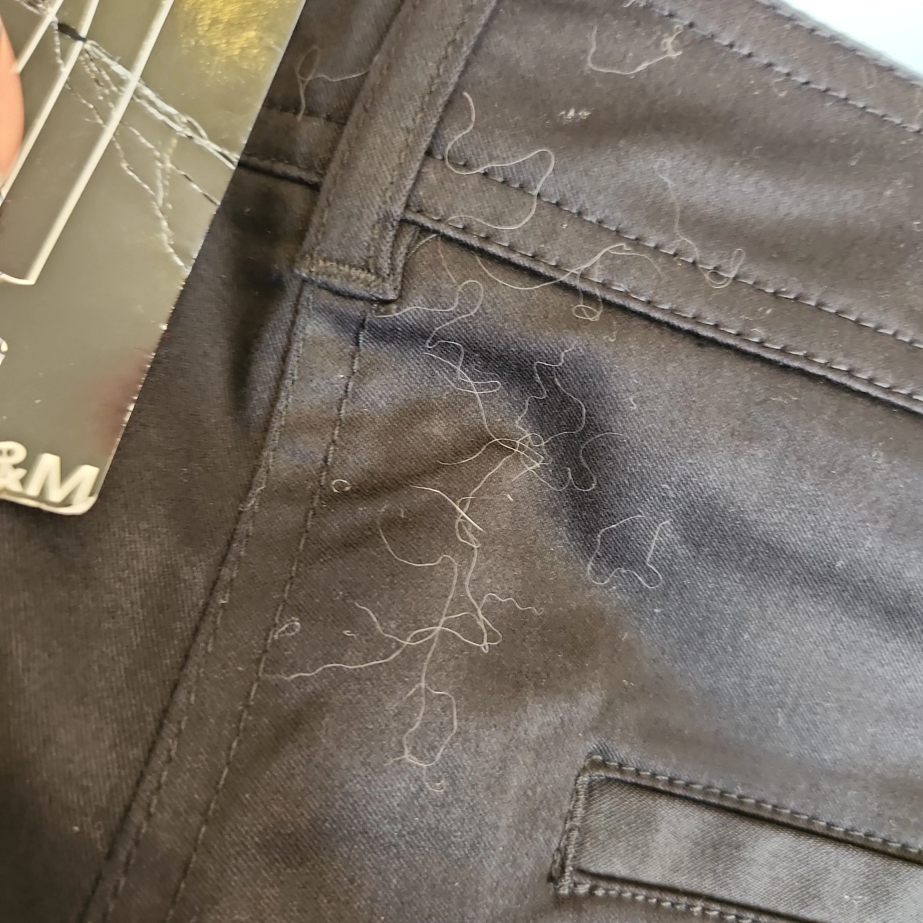 H&M Black Slim-leg Pants | Brand New |