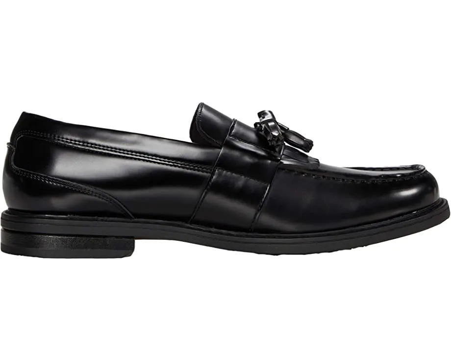 Keaton Moc Toe Kiltie Tassel Loafer Nunn Bush, black