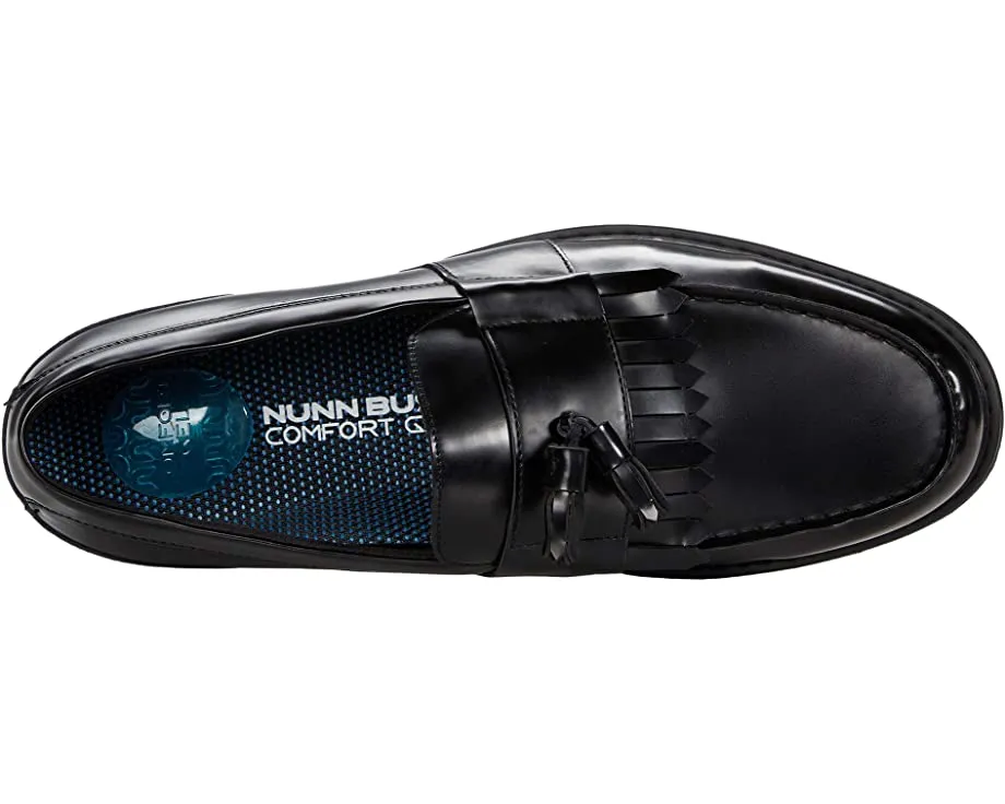 Keaton Moc Toe Kiltie Tassel Loafer Nunn Bush, black