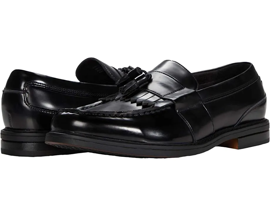 Keaton Moc Toe Kiltie Tassel Loafer Nunn Bush, black