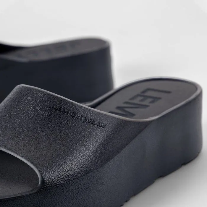 Lemon Jelly Sunny Sandals | Black   Desert