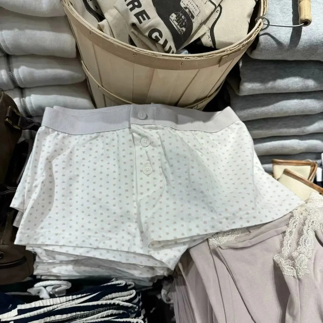 LVSANW Casual Women Soft Cotton Front Buttons Shorts 2024 Summer Vintage Low Waist Female Chic Bottoms