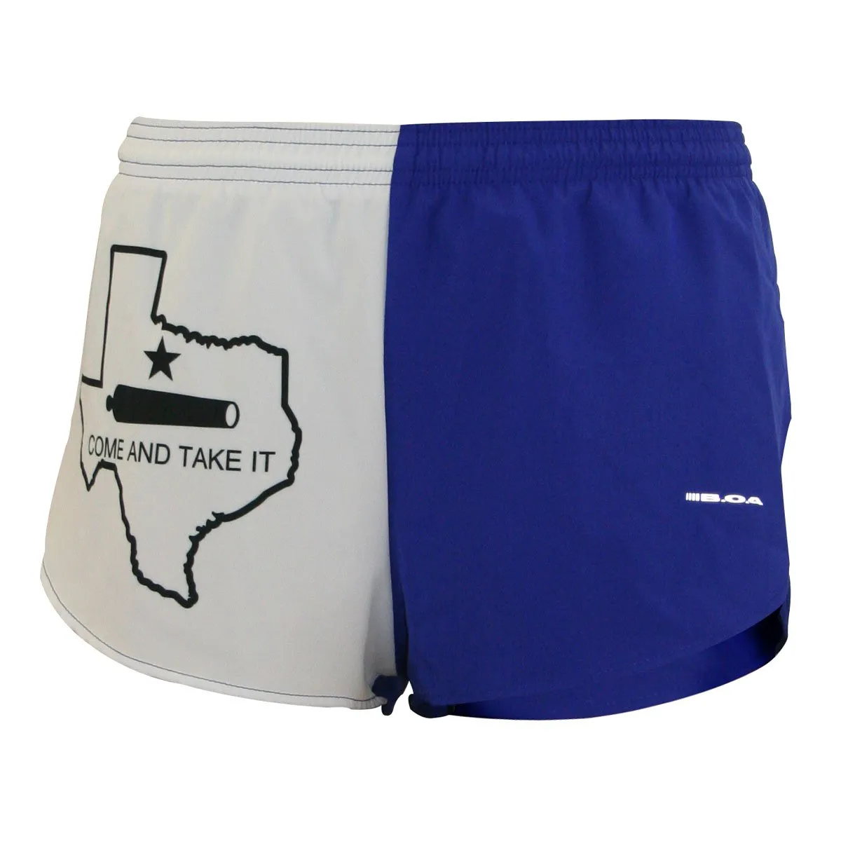 Men's 1" Elite Split Shorts- Texas Come & Take It