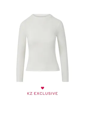 The Long Sleeve Ribbed Tee