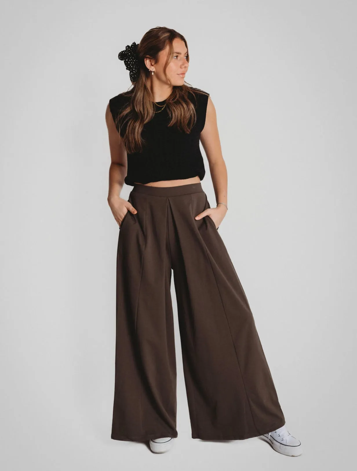 The Pleated Wide Leg Pants